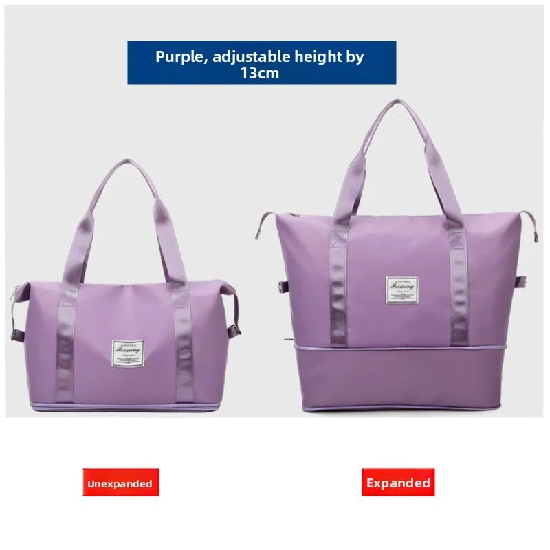 Large Capacity Casual Handbag for Men And Women Student Clothing Storage Bag Maternity Bag Travel Bag Polyester Material