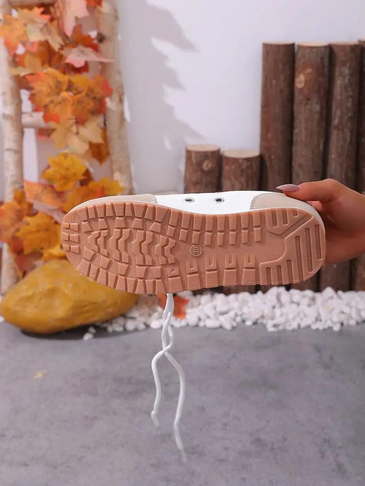 Roman Trendy Spring/Autumn Running Shoes Student Campus Flat Vulcanized Shoes Fashion Sneakers Casual Comfortable Round Head