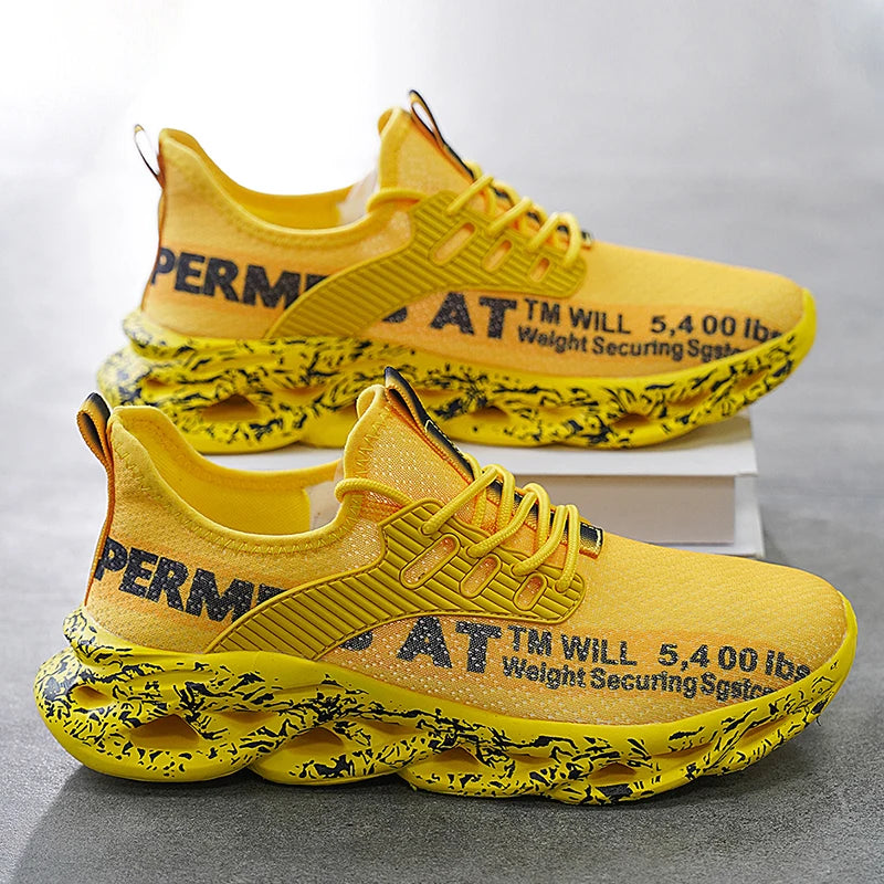 Men’s Sneakers Comfortable Breathable Platform Shoes Man Running Shoes Breathable Comfortable Fashion Walking Sneakers
