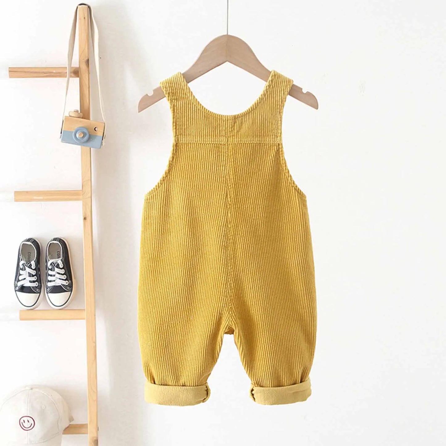 Kids Fashion Casual Rompers Corduroy Suspender Pants Sleeveless Overalls Daily School Home Birthday Party Photography Costume