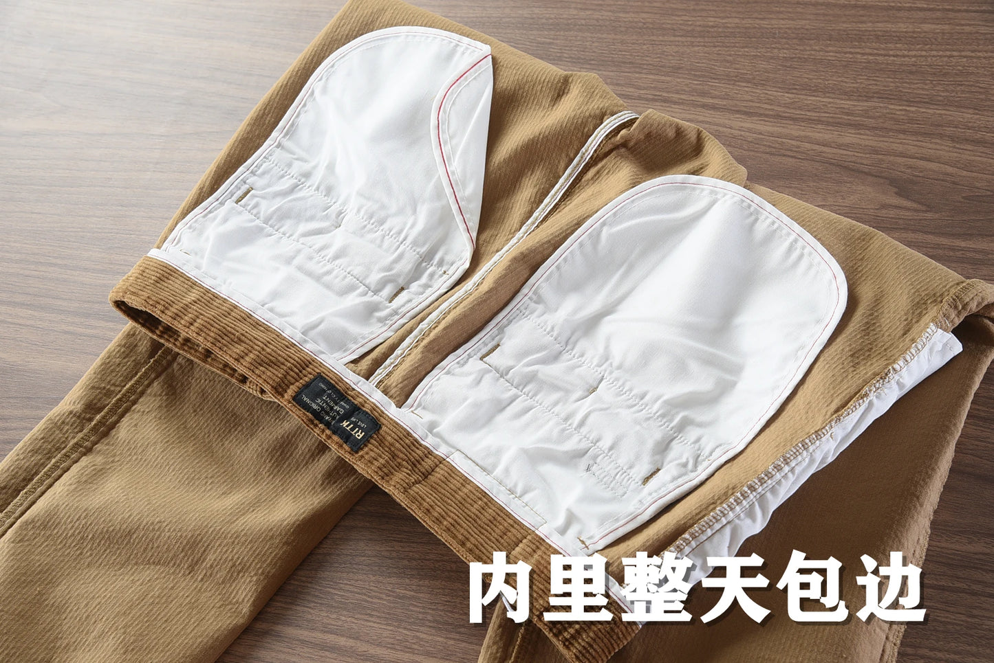 Autumn and Winter New American Retro Heavyweight Solid Color Corduroy Cargo Pants Fashion Straight Cotton Washed Casual Trousers