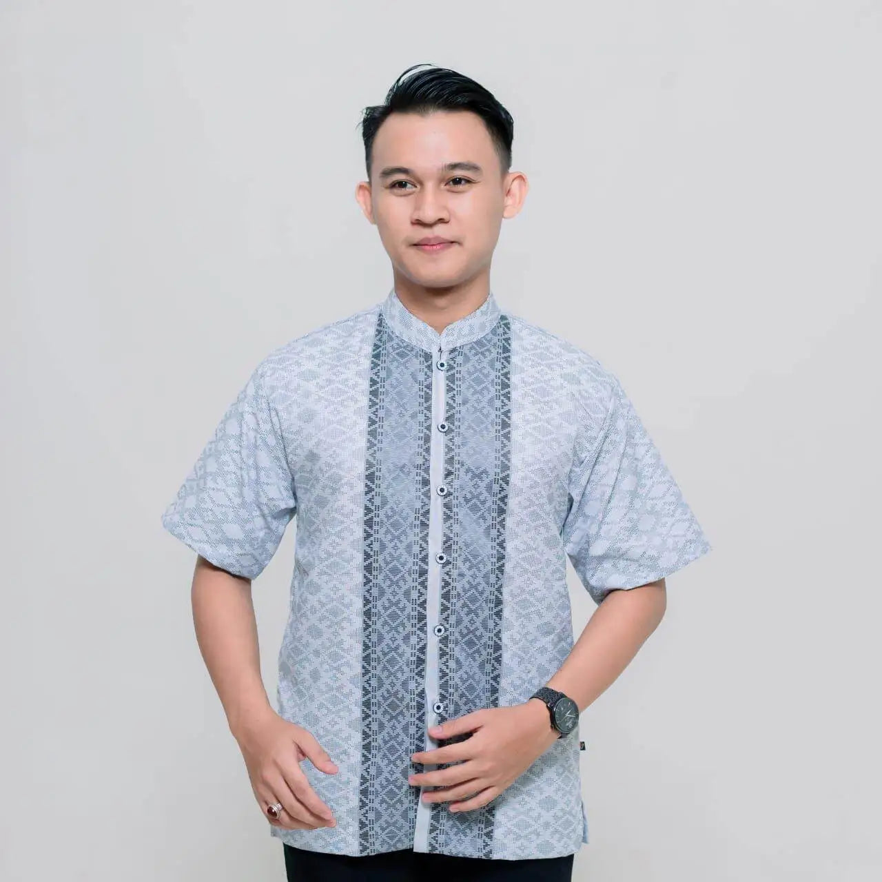 2025 Vintage African Style Men's Retro Ethnic Tribal Short Sleeve Shirt Tops Fashion Casual Vacation Streetwear Men's Shirt