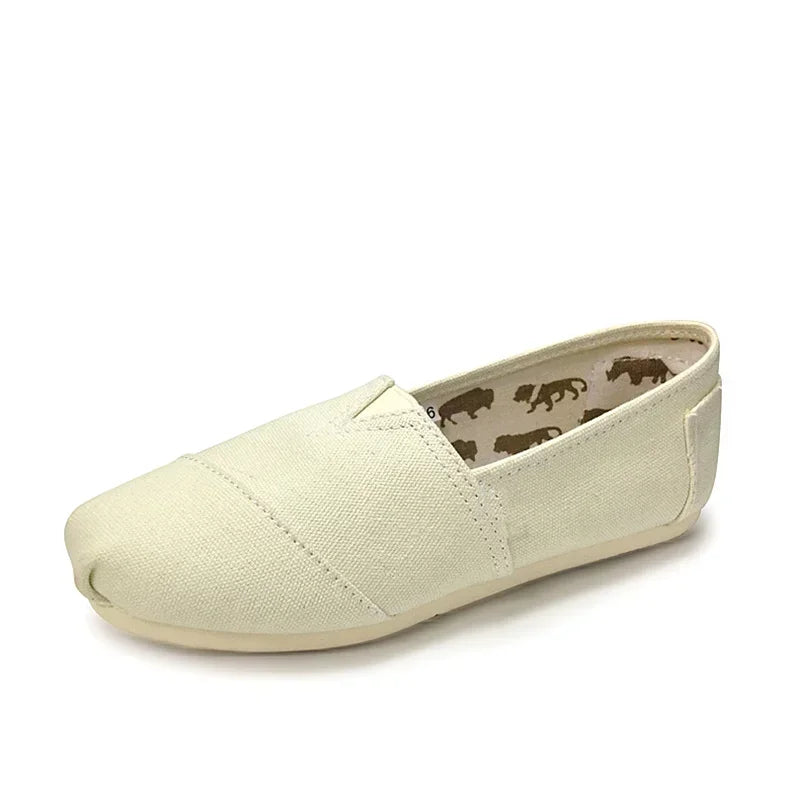 2025 Summer Blue Loafers Men Classic Canvas Flats Shoes Women Comfortable Breathable Men Casual Shoes Slip-on Espadrilles