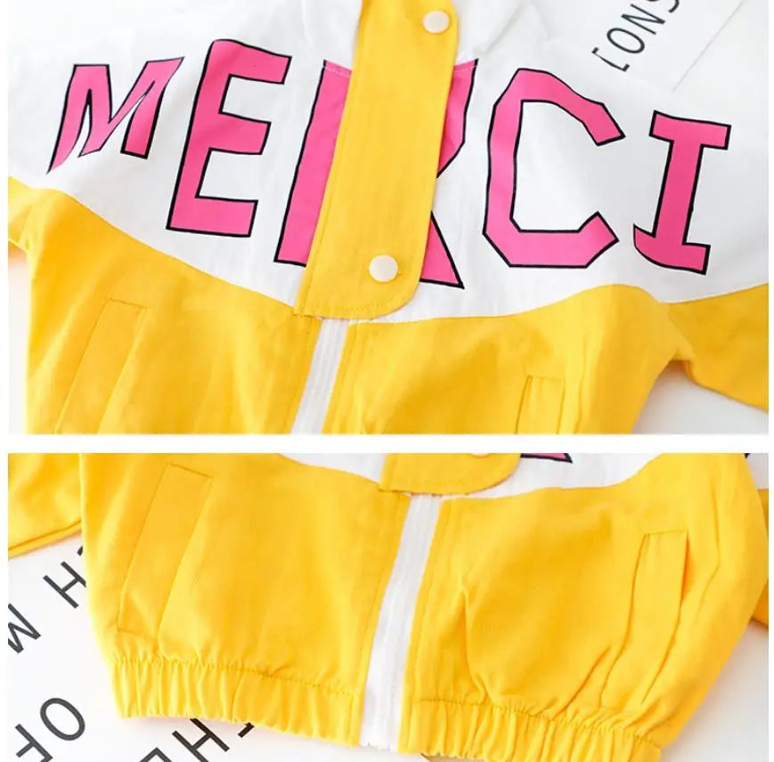 Fashion Autumn Children Suits Baby Boys Girls Clothes stamp Cotton T-Shirt Pants 2Pcs/sets Spring Toddler Clothing Sport Suits