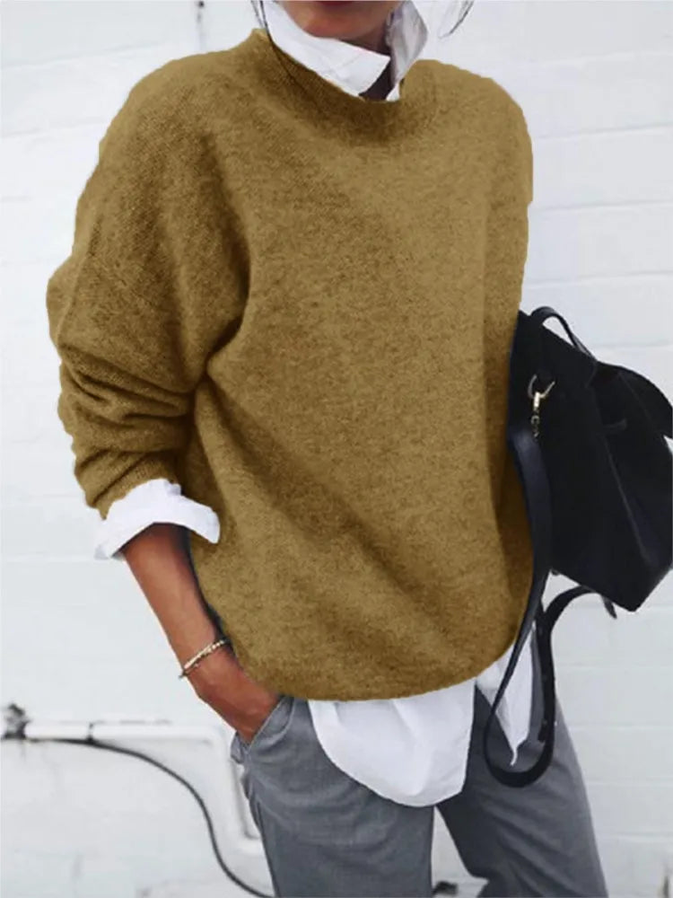 2024 Spring Thin Y2K Women Loose Shirts &Blouses O Neck Long Sleeve Tops Fashion Sweater Korean Streetwear Lady Casual Pullovers
