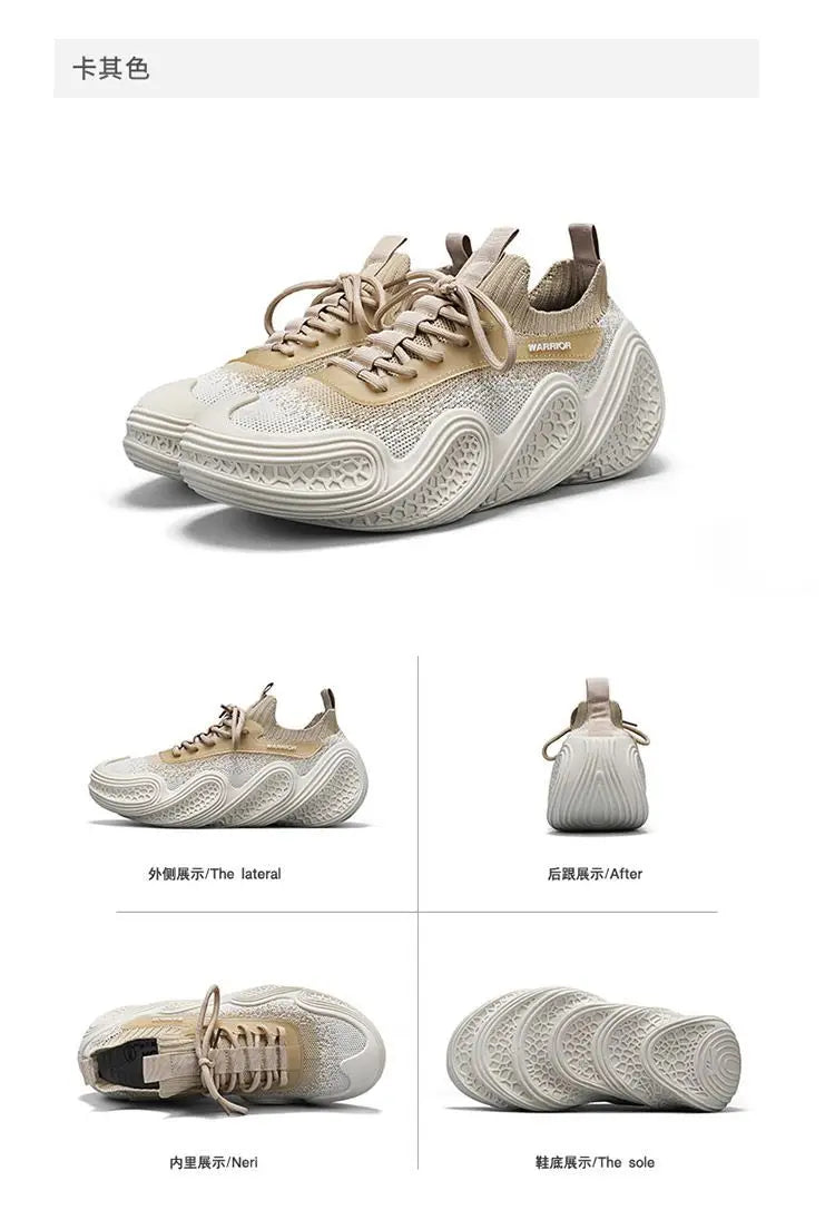 Warrior Original Brand Sports Shoes Summer Breathable Mesh Lightweight Running Shoes Wear-resistant Non-slip Casual Sneakers