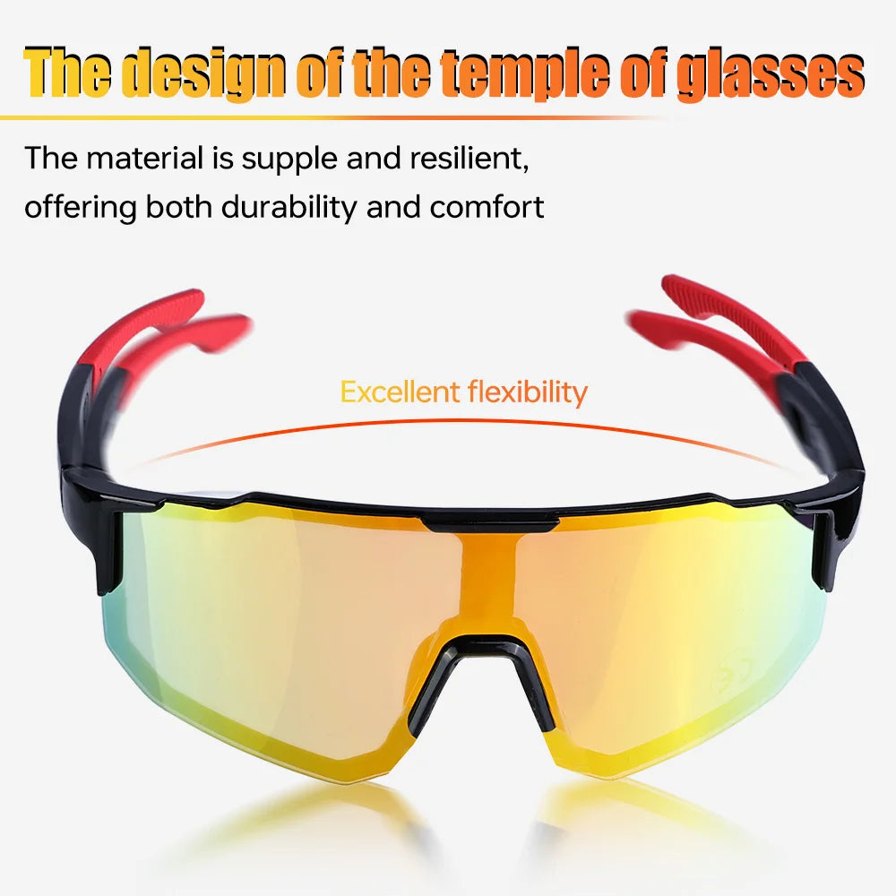 PHMAX Polarized Cycling Glasses Men's Woman Bike Bicycle Polarized Sunglasses 2026 MTB Road Racing Lightweight Flexible Goggle