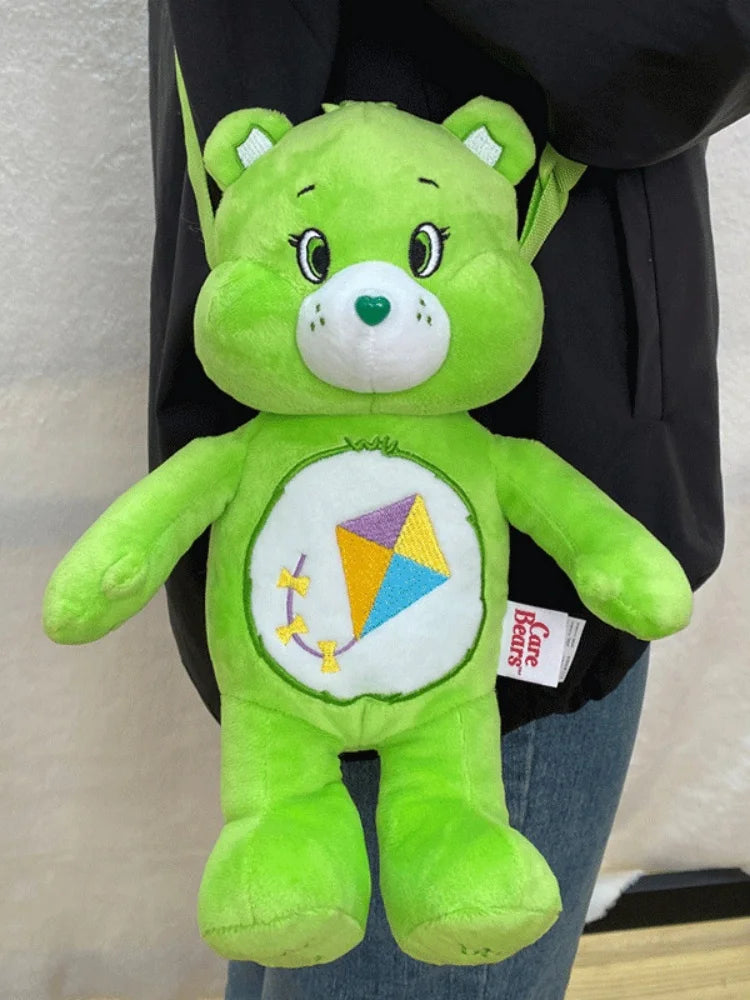 Care Bears Plush Backpack Kawaii Fashion Plushie Doll Fur Bag Girl's Bag Children's Bag Shoulder Bag Knapsack Bags Gifts