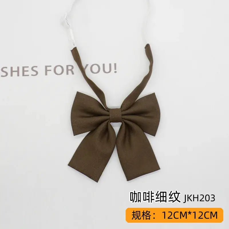 Trendy JK Ties Bowtie Women College Student Collar Neckwear Daily Shirt Accessories Cotton Plaid Bowknot Lolita Girls Lazy-tie