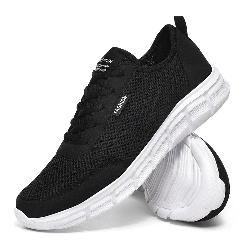 MAEDEF New Sneakers Men's Breathable Mesh Lightweight Casual Walking Man Shoes Big Size 39-48 Comfortable Black Sneakers for Men