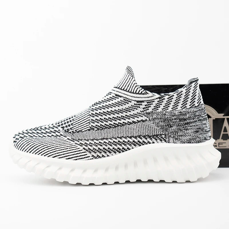 Men's Women Running Shoes Comfortable Slip on Sneakers Man Socks Shoes Lightweight Knit Breathable Casual Outdoors Sneakers