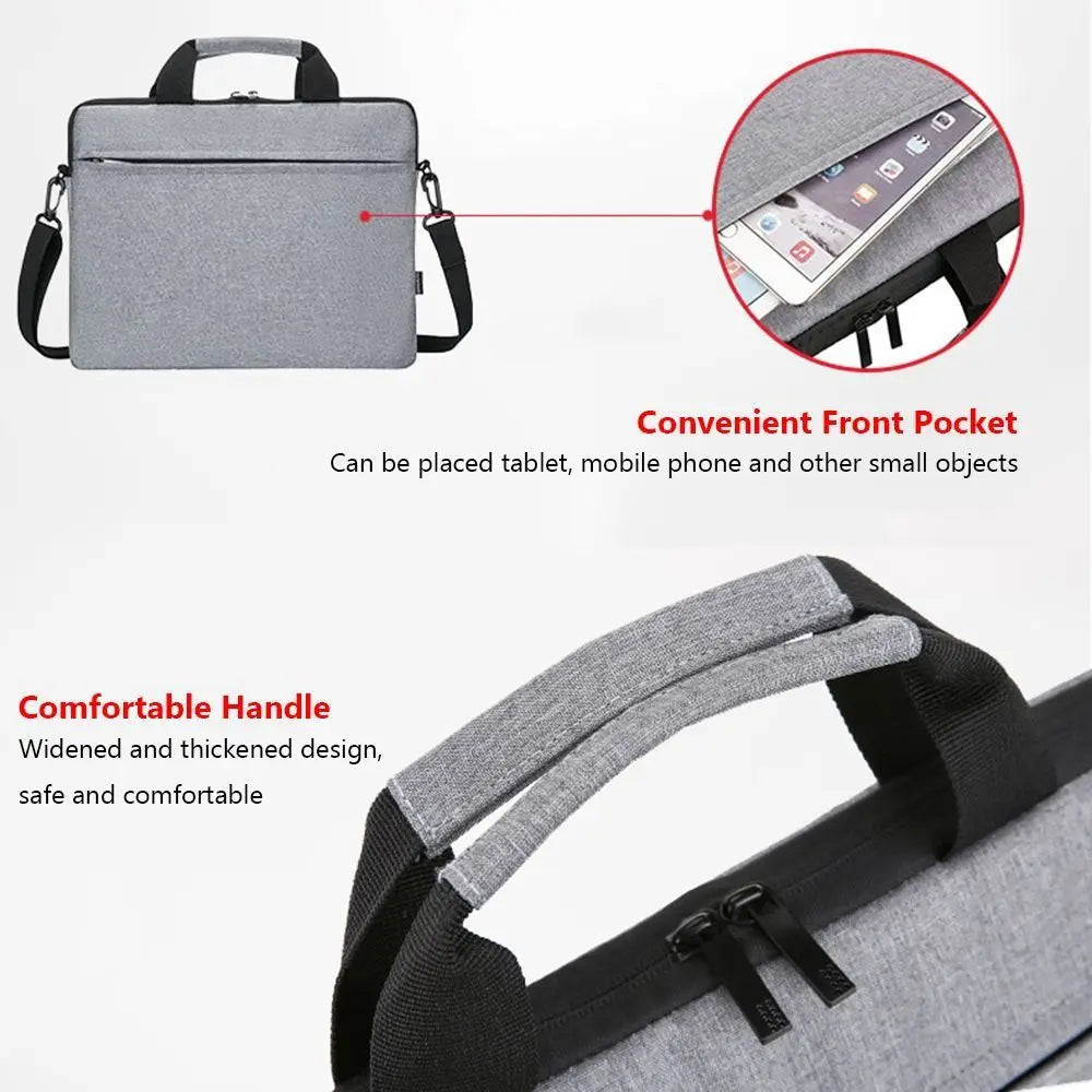 Universal Shockproof Laptop Sleeve Case Large Capacity Ultra Thin Shoulder Bag Business Fashion Laptop Handbag