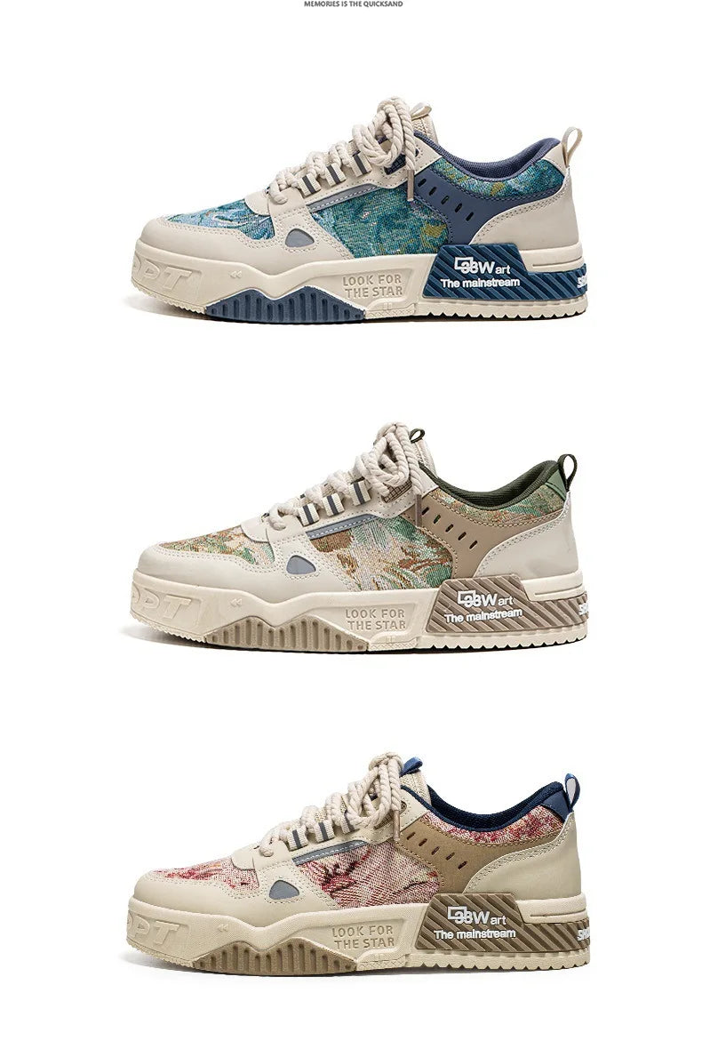 Men's Sneakers Spring Autumn 2024 Outdoor Sport Shoes For Men Fashion Vulcanized Shoe Tenis Para Hombre Men's Flats Shoes Luxury