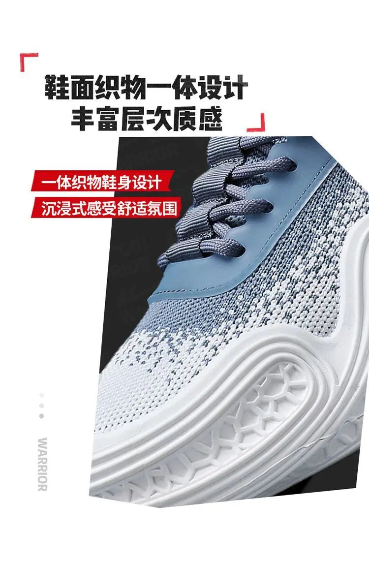 Warrior Original Brand Sports Shoes Summer Breathable Mesh Lightweight Running Shoes Wear-resistant Non-slip Casual Sneakers