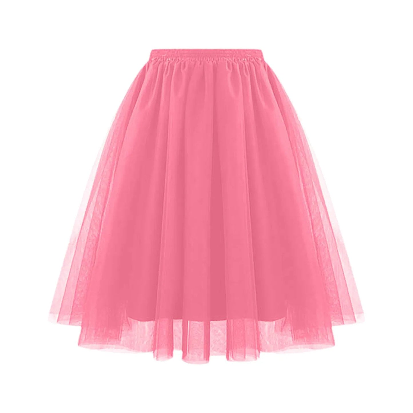Tutu Skirt For Women 50s Skirt Retro Party Tulle Ballet Rockabilly Petticoat Underskirt Dance Dress Cosplay Mesh Skirt
