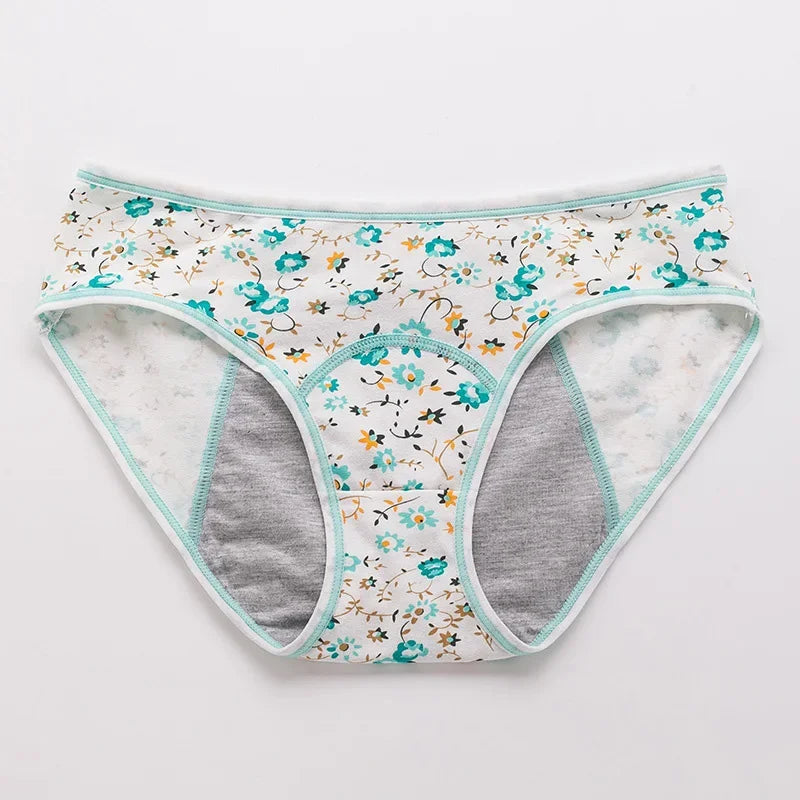 Cotton Comfortable Menstrual Panties Women Briefs Leak Proof Girls Physiological Pants Panty Student Mid Waist Panties Calcinhas