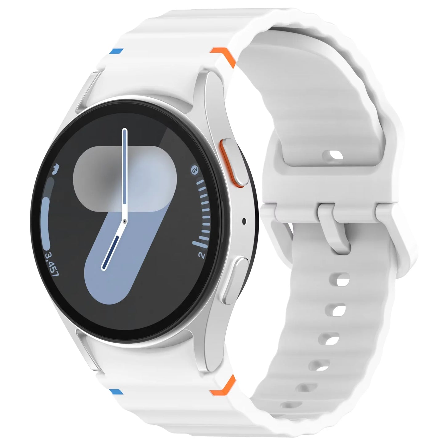 Silicone Strap for Samsung Galaxy Watch 7 6 5 4 44mm 40mm Original No Gaps Sports Band Accessories for 6/4 Classic 47mm 46mm43mm