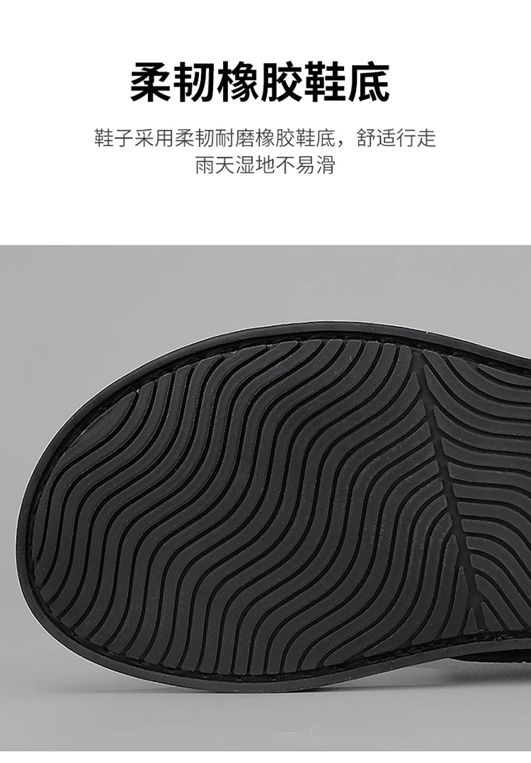Summer Men Sandals Genuine Leather Mens Casual Shoes Outdoor Men Leather Sandals for Men Beach Shoes Roman mens Shoes