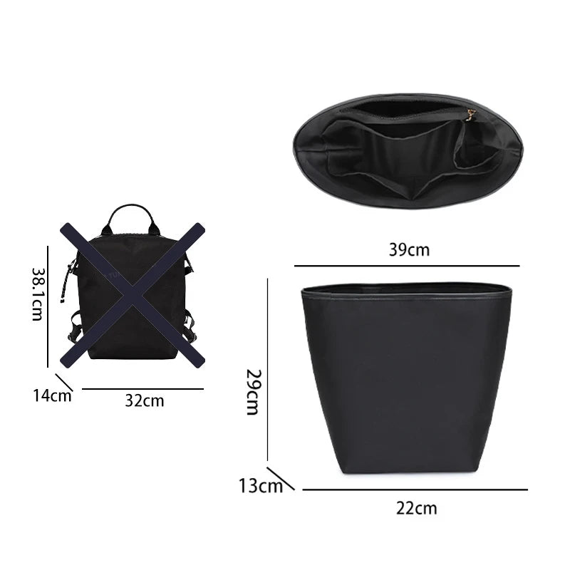 Bag Organizer Insert for Longchamp Enegry Backpack Saint Storage Platinum Bag Support Storage Inner Modification Bag Accessories