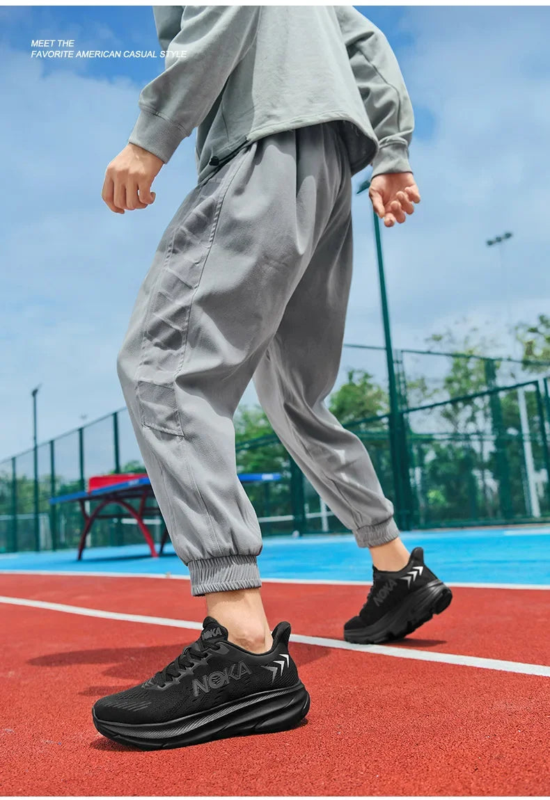 Men Sports Running Shoes Breathable Lightweight Men Comfortable Athletic Nonskid Sneakers