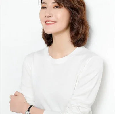 Autumn Winter Women's Sweater O-neck Cashmere Solid Pullovers Slim Bottoming Shirt Long Sleeve Casual Basic Pull Femme Sweater