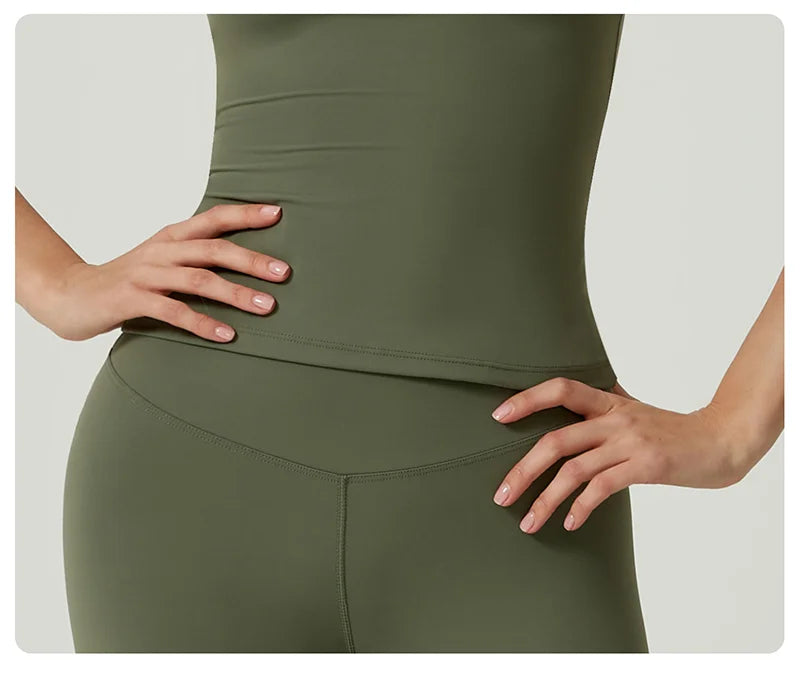 Yoga Set Women Sportswear Workout Clothes Athletic Wear Gym Legging Fitness Crop Top Long Sleeve Sports Suits