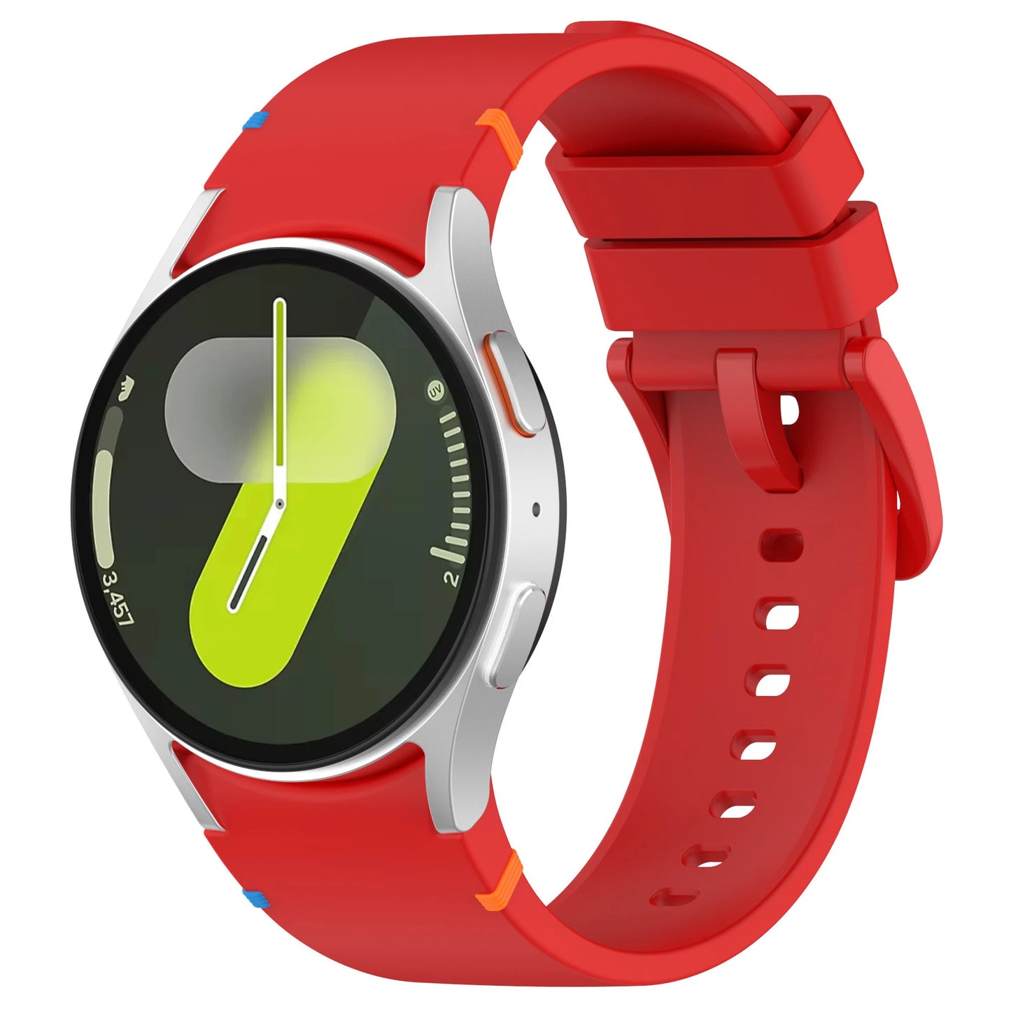 Silicone Strap for Samsung Galaxy Watch 7 6 5 4 44mm 40mm Original No Gaps Sports Band Accessories for 6/4 Classic 47mm 46mm43mm