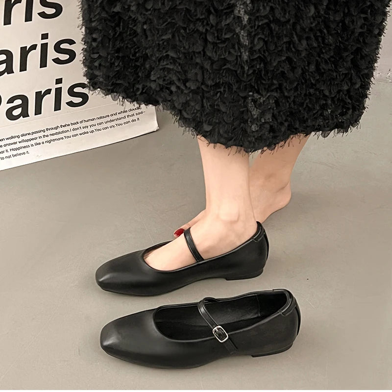 Leopard Print Women Loafers Flats Fashion Shallow Shoes 2026 Spring Ladies Elegant Soft Sole Mary Jane Shoes