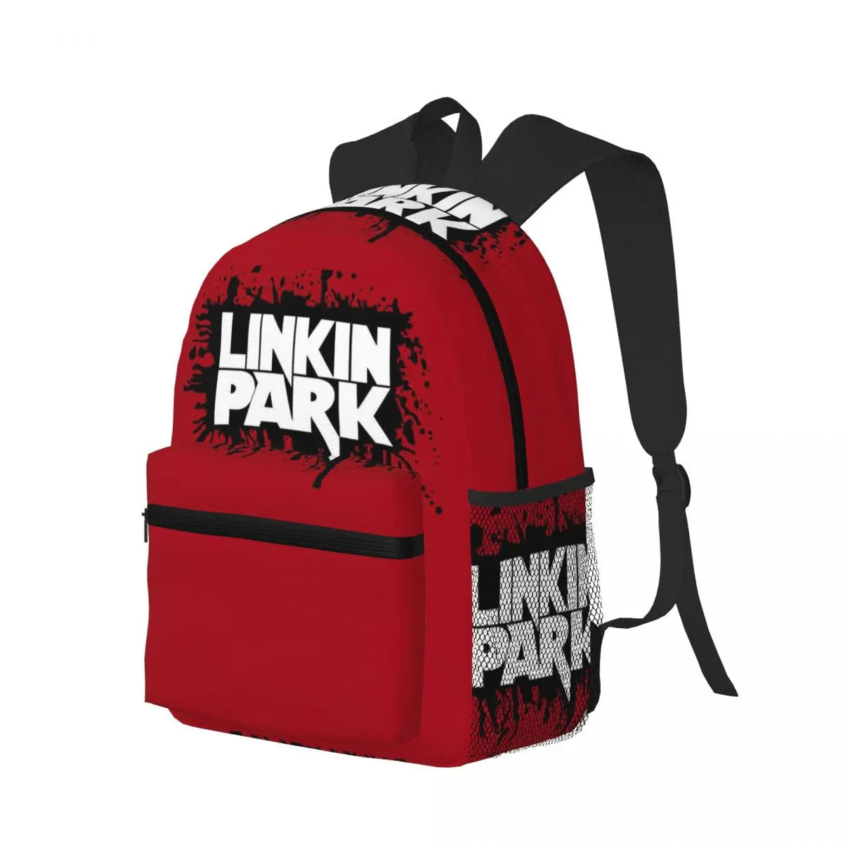 L-Linkin-S P-Park-S Band Student Backpack School Bag Hiking Travel Daypack for Boys Girls Fashion Bookbag Shoulder Bags