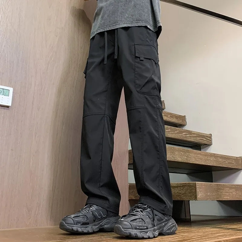 American Fashion Brand Workwear Casual Pants for Men's Spring and Autumn 2025 New Loose Sports Straight Outdoor Charge Trousers