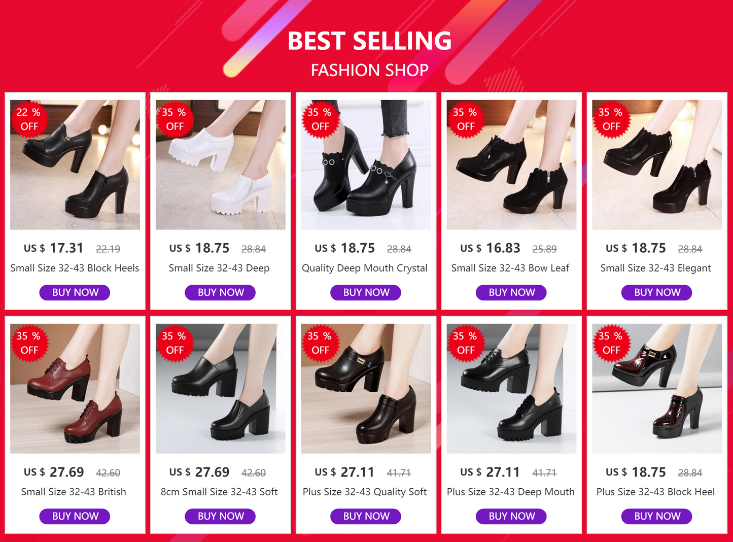 10cm Small Size 32-43 Elegant Black Bow Deep Mouth Thick Bottom Platform Pumps 2026 Winter Block High Heels Shoes Office Model