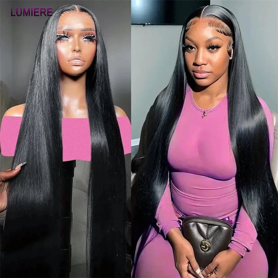 38 40 Inch Bone Straight 100% Virgin Unprocessed Human Hair Bundles Deal Raw Hair Extensions Brazilian Natural Black Wholesale