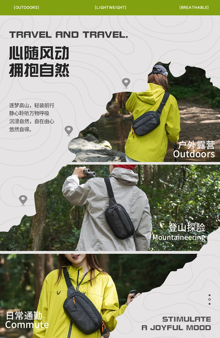 2025 New Pattern Lightweight Waterproof Nylon Fabric Small Square Bag for Women - Single Shoulder Crossbody Compact Bag for Mobi