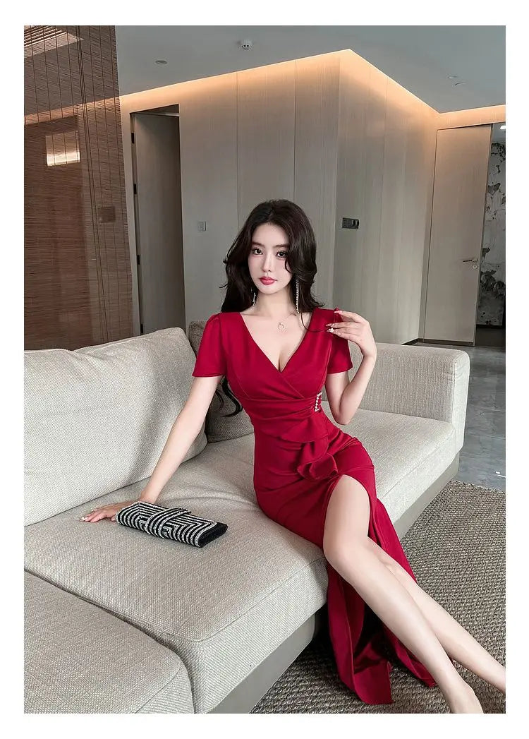 Sexy Evening Dress for Women in 2025 Slim and Slim Nightclub