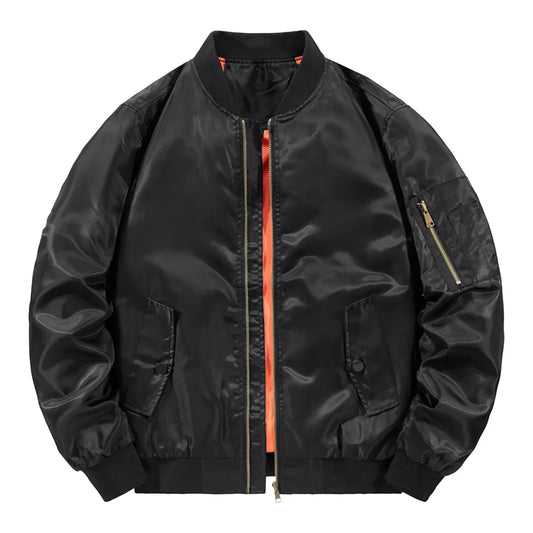 Mens Bomber Jacket  New Spring Autumn Male Baseball Jackets Pilot Men Outwear Army Green Coat Zipper Men'S Tactical Uniform