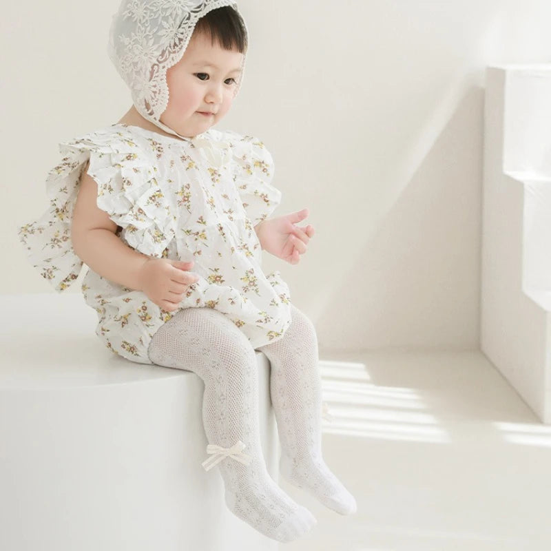 0-8Y Infant Boys Girls Summer Mesh Thin Pantyhose Soft Cotton Toddler Baby Tights Newborn Kids Breathable transparent Stockings