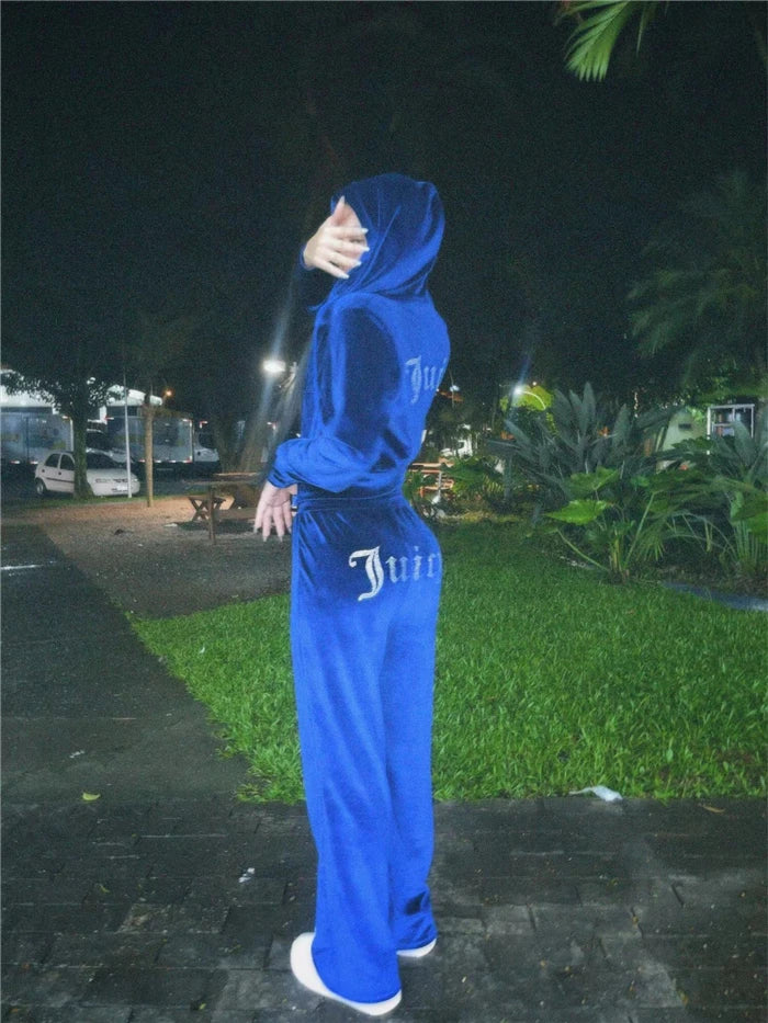 Fashionable Women's Casual Sportswear Set Hoodie Pants Tracksuit Comfortable Breathable Spring Seasonal Clothing