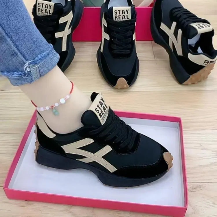 Sneakers Leather Platform Shoes New Fashion Women Leisure Light Anti-slip Green Running Luxury Shoe Fashion Designer Women Shoes