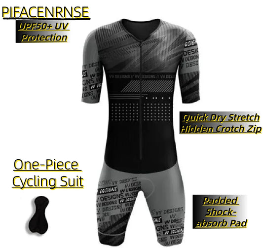 Wholesale Man's Custom Team Cycling Clothing Design Professional Cycling Jersey Triathlon Jumpsuit ,  Running  Clothing Jumpsuit