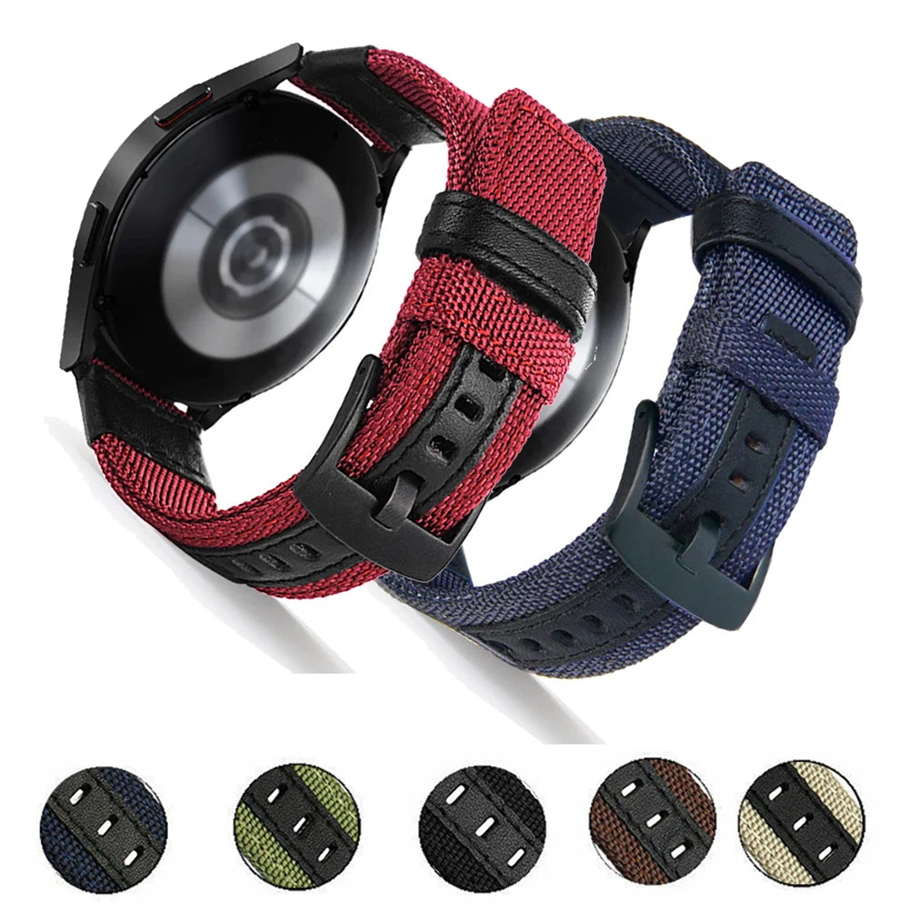 Nylon Leather Strap for For NORTH EDGE APACHE-46 Watchband Belt Replacement Accessorie