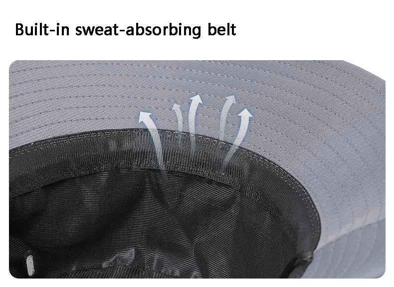 Summer Wide Large Brim Men Fisherman Hat Waterproof UV Protection Sun cap Hiking Fishing Climbing Oversized Safari Bucket Hats BAZAARHUBO