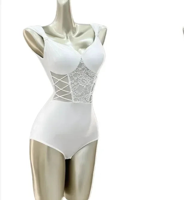 Women Latin Dance Dress Outfits Lace Bra Jumpsuits Tops Ruffled Skirt Adult Female Dance Competition Stage Performance Costumes