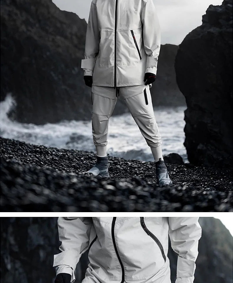 Mens Summer Quick Dry Streetwear Trousers Man Running Joggers Pants Sweatpants Bodybuilding Sports Compression Trackpants