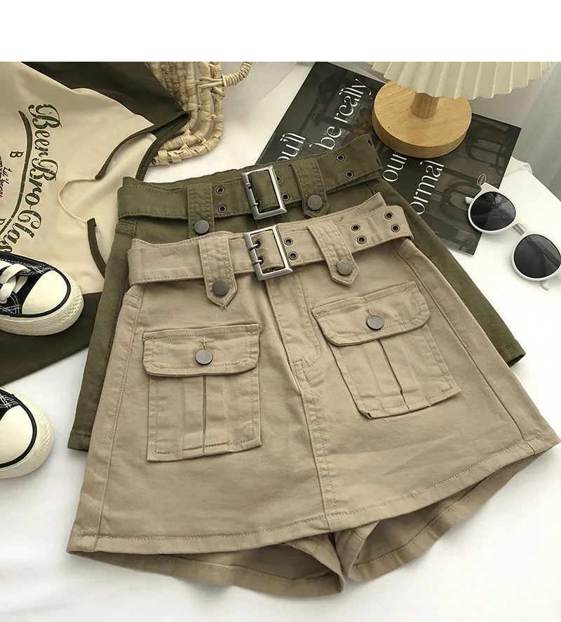 Design Sense Denim Skirt Pants Women's 2026 Summer Korean Version Hip Skirt