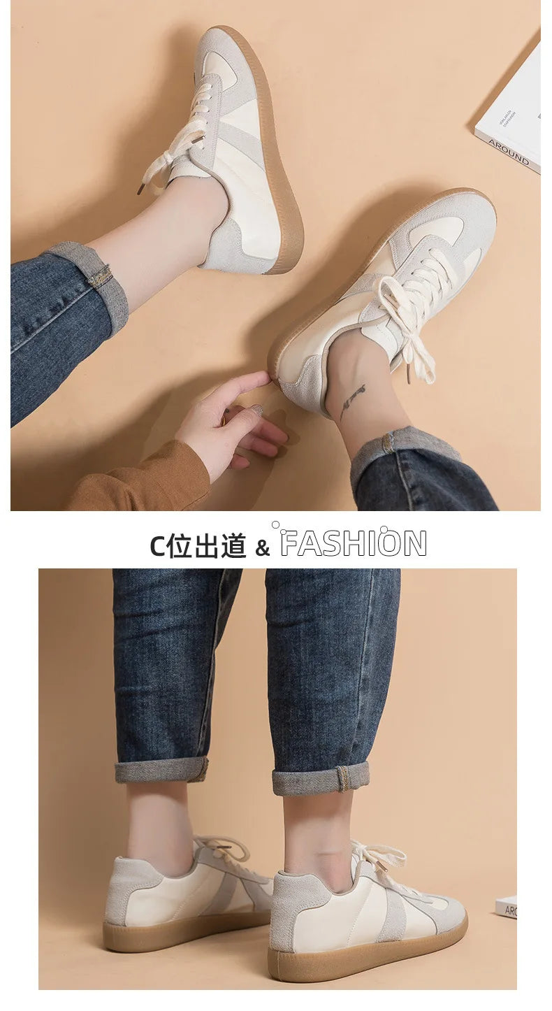 Asgard Women Casual Sneakers Outdoor Comfortable Flat Shoes Spring New Soft Sole Walking Shos Female Fashion Low-Top Sport Shoes