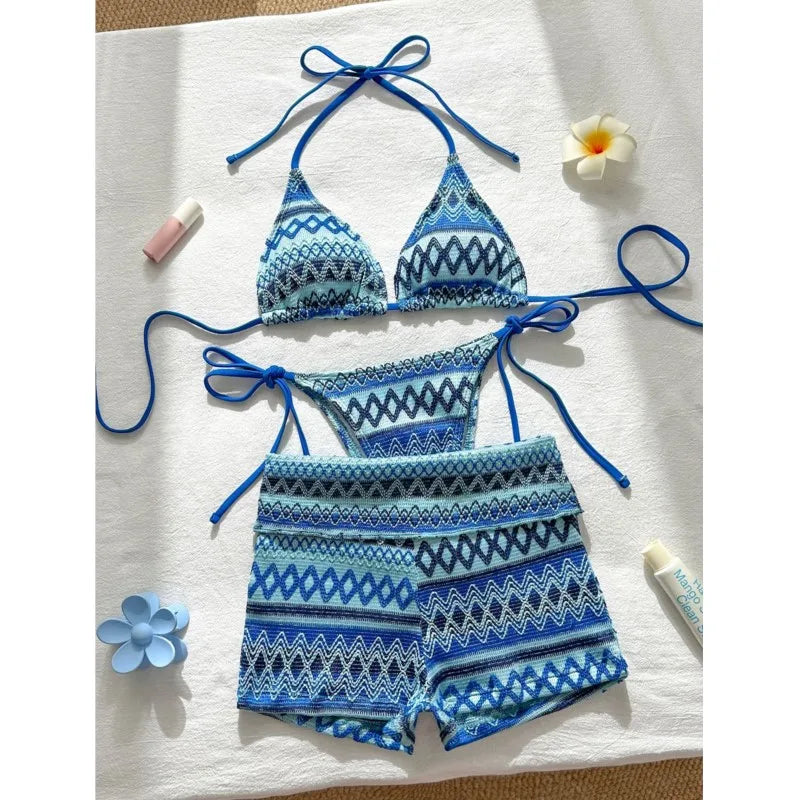 Swimwear Woman Swimsuit Sexy Bikini New Push Up Bikinis Set Brazilian Bathing Suit Women Beachwear Biquini 3 Piece Suits