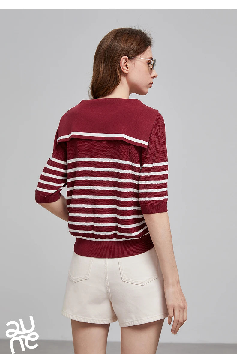 TOYOUTH  Women Knitwear 2025 Summer New Tops 8523015