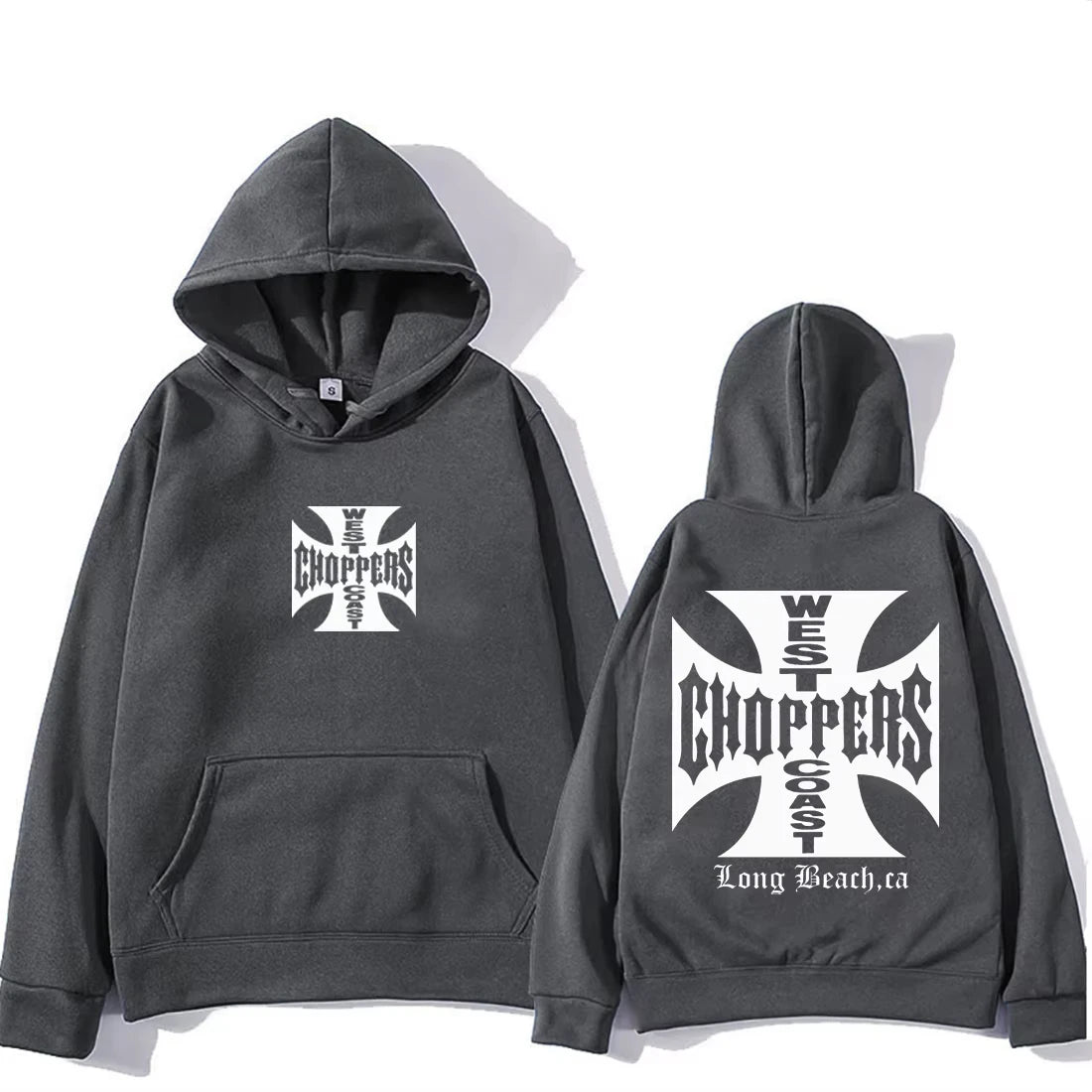 Paul Walker West Coast Choppers Hoodie Men Women's oversized Fashion Top hip hop Clothes Fleece Long Sleeve vintage Sweatshirt BAZAARHUBO