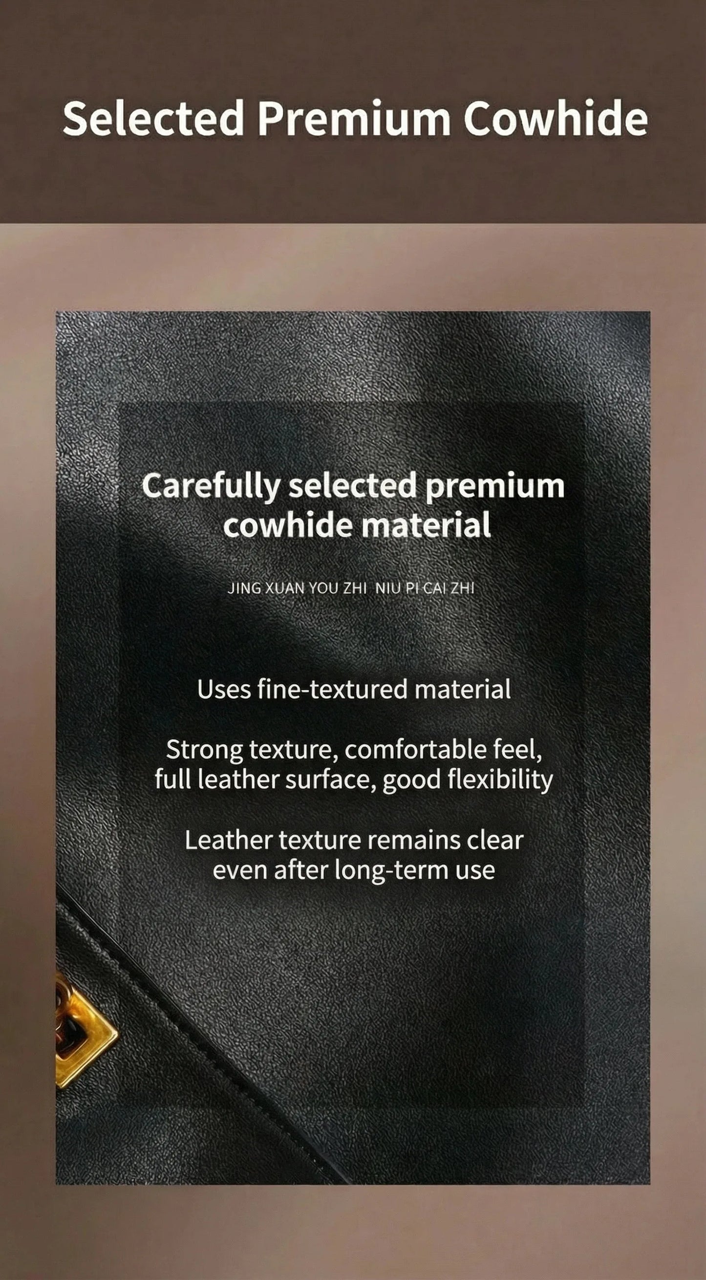 2026 large Genuine leather shoulder bag armpit top layer cowhide large capacity women's commuting high-end tote bag