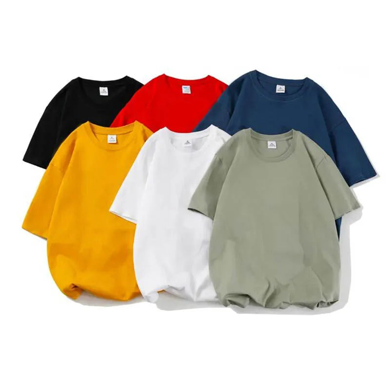 Men's High Quality 100% Cotton Moon Print Casual Summer Cool Short Sleeve Men Tshirt Loose t-shirt Male Tee Shirts Male Tee Tops